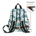 thumbnail image 6 of ALAZA Shark on Beige School Backpack Small Bookbag Mini Bags, 6 of 6
