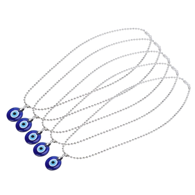 Collier Oeil Bleu, 5ps Turc Oeil Bleu Turc Oeil Collier Design Exquis