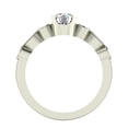 thumbnail image 4 of 0.92 Carat Vintage Engagement Ring Settings 14K White Gold (G,I1), 4 of 6