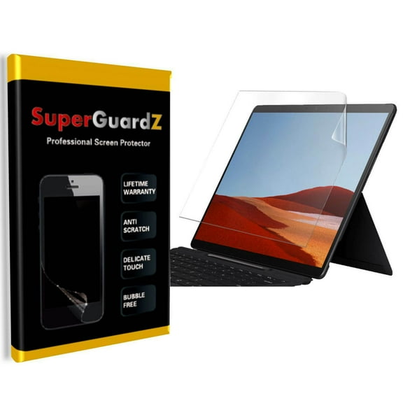 [3-Pack] For Microsoft Surface Pro 8 (2021) / Surface Pro X (2019) SuperGuardZ Screen Protector, Ultra Clear, Anti-Scratch   2 Stylus Pen
