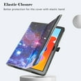 thumbnail image 4 of Tablet Case For 10.1" SGIN T10 Folding Stand PU Leather Cover with Elastic Closure Galaxy, 4 of 5