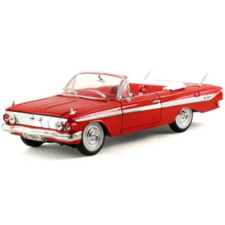 Chevy Impala Models - 1961 Chevy Impala Convertible, Red- Signature Models 32431 - 1/32 Scale Diecast Model Toy Car