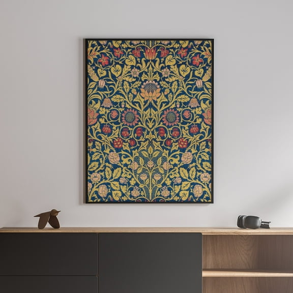 Violet and Columbine - 1883 | William Morris | Premium Fine Art Print | 19th Century British | Arts and Crafts | Botanical | Plant Art | Nature art