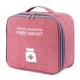 thumbnail image 2 of Visland First Aid Bag First Aid Kit Empty Medical Storage Bag Red Trauma Bag for Camping,Waterproof Oxford Cloth Wound Trauma Bag, 2 of 8