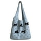 thumbnail image 1 of Bolso Punto Bolso Con Lazo Tridimensional Bolso Tejido Bolso Hombro Gran Capacidad (azul Claro) Azul, 1 of 9