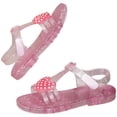 thumbnail image 5 of Hessimy Kids Cloud Slides Boys Girls Flip Flops Slip On Beach Sandals Youth Pool Shower Shoes EVA Summer Slippers(Red,8.5), 5 of 8