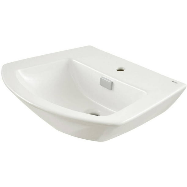 Toto Soiree 251/8" Pedestal Bathroom Sink with Single Faucet Hole