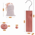 thumbnail image 5 of PLERISE Cedar Blocks for Clothes Storage, Cedar Wood Chips and Balls, Natural Fresh Scented Sachets for Closets and Drawers, 40 Pack, 5 of 5