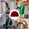 thumbnail image 3 of Minnieouse Gorro de a prueba de frío para mantener el calor a prueba de viento gorro de lana transpirable para deportes al aire libre gorros Sombreros Vino rojo Minnieouse AP009095-11, 3 of 6