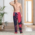 thumbnail image 4 of Bingfone Rock Skull Guitarist Mens All Over Print Sleep Pajama Pants-Small, 4 of 5