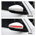 thumbnail image 3 of Car Rear View Mirror Stickers Decor Car Body Sticker Vinyl 4pcs (Red), 3 of 6
