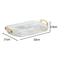 thumbnail image 4 of CoudarTitie Joseph Statue Resin Figurine Rectangle Serving Tray Multifunction Home Organizer Decorative Tray Storage Tray Suitable for Party Wedding Home Office C, 4 of 8