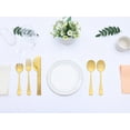 thumbnail image 6 of Unique Bargains Stainless Steel Flatware Cutlery Set for Kitchen Gold 10 Pcs, 6 of 6