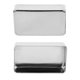 thumbnail image 2 of 2PCS Electric Guitar Pickup Cover Closed Type Sealed Humbucker Double Coil Pickup Brass Enclosure Silver, 2 of 4