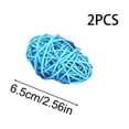 thumbnail image 3 of Rijanmt Wood Easter Egg Colorful Woven Wicker Rattan Ball,Easter Vase Filler Decorative Balls,Mini Balls Ornament For Vase Centerpiece Bowls Orbs,Filler For Egg Hunting Home Decor,2 pcs,Light Blue, 3 of 6