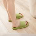 thumbnail image 4 of AXXD Women Green Sandals Clearance Under $10 Summer Home Couple Shoes Indoor Outside Soft Soled, 4 of 4