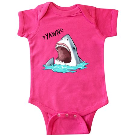 

Inktastic Great White Shark Yawning funny Gift Baby Boy or Baby Girl Bodysuit