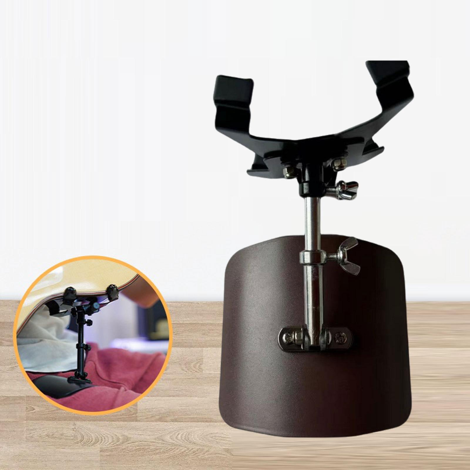 LeeQinersw Guitar Support Foldable Metal Practical Guitar Rest Support Stand Guitar Bracket Black plier
