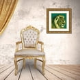 thumbnail image 3 of Wild Apple Portfolio 12x12 Gold Ornate Wood Framed with Double Matting Museum Art Print Titled - Jungle Flair III, 3 of 4