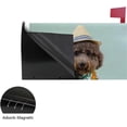 thumbnail image 4 of Coolnut Mailbox Covers, Magnetic Standard Size Dog Wears Hat and Hawaii Dress for Summer Seasonal Mail Wraps for Home Outdoor Decor, 20.7"x18.03", 4 of 5