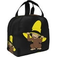 thumbnail image 2 of Curious George Anime Lunch Box Lunch Bag for Men Women Insulated Lunch Bags for Work Picnic Travel, 2 of 7