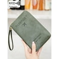 thumbnail image 4 of Summer Simple Plain Passport Cases Back To School, Gifts for Girlfriend, Multi-functional Zipper Travel Card Holder, RFID Blocking Card Holder, Fashion Wallet Travel Accessories 2025, 4 of 18