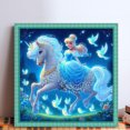 thumbnail image 2 of Kit Punto Cruz Princesa Impreso Hilo Algodón Ecológico Bordado 11CT 40x40cm, 2 of 9