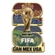 thumbnail image 1 of Pin conmemorativo Wagon International FIFA World Cup 2026 de zinc, 39 mm, 1 of 8