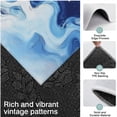 thumbnail image 3 of Blue Marble Flow Pattern Kitchen Rugs Sets Of 3,Kitchen Runner Rugs Non Skid Washable,Decorative Kitchen Floor Mats for Kitchen,Sink,Laundry,17"x30"+ 17"x47" + 17"x59", 3 of 6