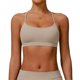 thumbnail image 1 of Sujetadores de entrenamiento de yoga con tiras y espalda abierta for mujer, almohadillas extraíbles entrecruzadas de soporte bajo for gimnasio deportivo, 1 of 7