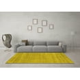 thumbnail image 3 of Ahgly Company Indoor Rectangle Abstract Yellow Contemporary Area Rugs, 4' x 6', 3 of 4