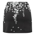 thumbnail image 4 of KIHOUT Summer Shorts Skirts for Women Floral Print Mid-waist Sports Skirts Swimsuit Bottom, Size S-5XL, 4 of 5