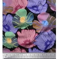 thumbnail image 1 of Soimoi Tissu en Coton Cambric Imprimé Floral au Mètre 56 Pouces de Large, 1 of 1