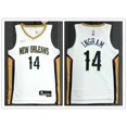 thumbnail image 1 of hot pressed 2022 nba Orleans Pelicans No. 14 Ingram white city ediiton basketball jersey Gao Jiahui unisex, 1 of 2