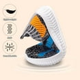 thumbnail image 3 of Baby First-Walking Shoes 1-4 Years Kid Shoes Trainers Toddler Infant Boys Girls Soft Sole Non Slip Cotton Canvas Mesh Breathable Lightweight TPR Material Slip-on Sneakers Outdoor, 3 of 6
