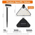 thumbnail image 3 of Outdoor Solar Lights, 8 Pack Solar Pathway Lights for Garden Walkway Yard Landscape Warm White, 3 of 6