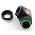 thumbnail image 4 of Bitspower G1/4" to Enhance Multi-Link Adapter Fitting for 12mm OD Rigid Tubing, 90 Degree Rotary, Matte Black, 4-pack, 4 of 4