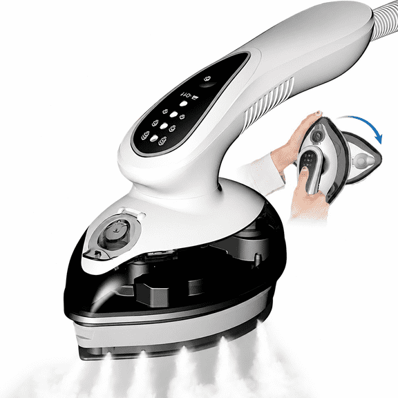 INSMART Steamer for Clothes,Portable Garment Steamer with 25s Fast Heat-Up,1100W Strong Penetrating Steam,120MLBig Capacity, for Home, Office & Travel Use,White