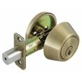 thumbnail image 1 of Single Cylinder 2-Way Latch Deadbolt, Adjustable Backset, Antique Brass Finish, 1 of 1