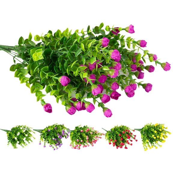 SPRING PARK 1bouquet Artificial Rose Flower, Fake Floral Bridal Wedding Bouquet, Realistic Blossom Flora for Home Garden Party Hotel Office Decorations