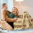 thumbnail image 3 of Wedding Anniversary Blanket Gifts for Him Her Wife Husband Men Women, Best Romantic Anniversary Marriage Gift for Couple Mom Parents, Happy Anniversary for Girlfriend Boyfriend Gifts Blanket 50"X 40", 3 of 7