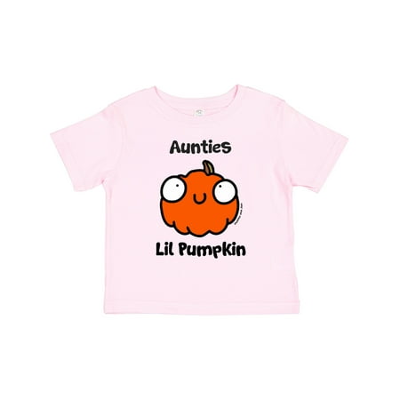 

Inktastic Aunties Lil Pumpkin Gift Toddler Boy or Toddler Girl T-Shirt