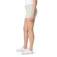 thumbnail image 2 of WallFlower Women's Flirty Curvy Twill Cargo Shorts 3" High-Rise Insta Stretch Juniors, 2 of 4