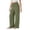 Deep Green, variant on Yungyresw Womens Wide Leg Palazzo Pants Solid Drawstring Lightweight Baggy Pants Casual Comfort Flowy Women Pants With Pocket Deep Green L