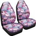 thumbnail image 3 of XYZCANDO Butterflies Cherry Blossoms Car Seat Covers Removable Full Protection Car Front Seat Covers car Front Seats Vans Sets, Soft Breathable SUV Auto, 3 of 10