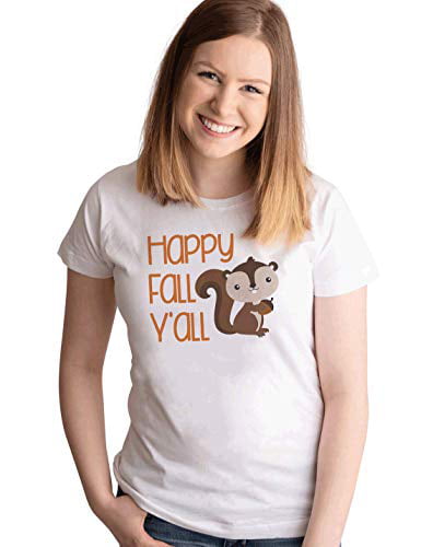 Happy Fall Y'all T-Shirt Small