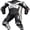 Black/White/Red Fluo, variant on Alpinestars GP Plus V4 Sprint 1-Piece Adult Off-Road Motorcycle Race Suits - Black/White/Red Fluo / 52