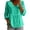 Green-Shirts for women, variant on FNFYFH Peter Pan Shirt Women Long Sleeve Button Down Shirts Cute Peplum Tops