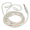 thumbnail image 3 of Earphone Upgrade Cable, MMCX Headphone Upgrade Cable Long Life Firm 8 Strands Silver Plated Copper Line  For T100 For SE535, 3 of 8