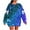 Blue, variant on Christmas Sweatshirt for Women Oversized Pullover Tops Fashion Holiday Xmas Bow Printed Shirts Casual Long Sleeve Blouses Comfortable Women's Winter Sweaters